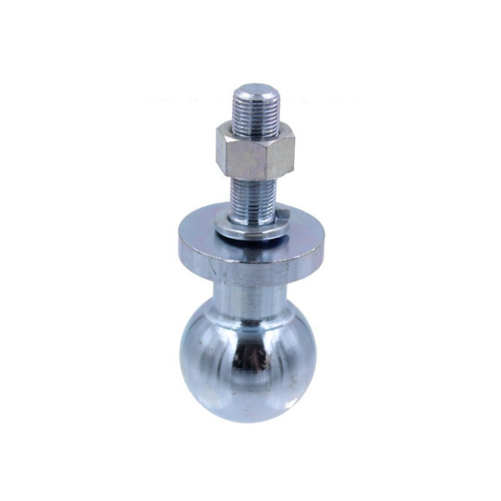 Boule d'attelage Ø 50mm universelle pour tracteur tondeuse 16mm