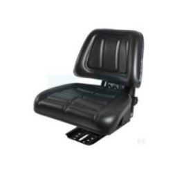 Siège PVC à suspension mécanique pour tracteur tondeuse