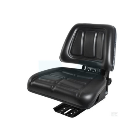 Siège PVC à suspension mécanique pour tracteur tondeuse
