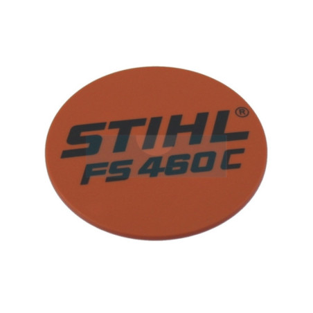 Plaque matricule pour débroussailleuse Stihl (41479671509)