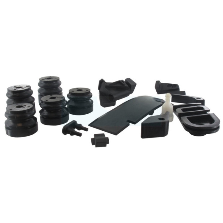 Jeu de silent bloc pour tronçonneuse Zenoah
