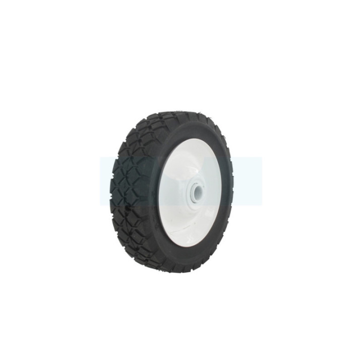 Roue de tondeuse acier sur roulement universelle Ø 150mm (moyeu déporté)