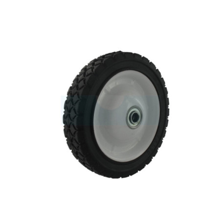 Roue de tondeuse acier sur roulement universelle Ø 180mm (moyeu déporté)