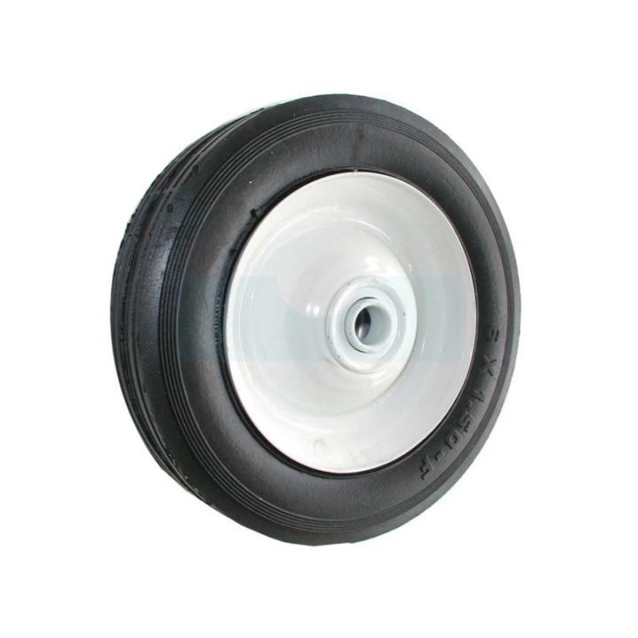 Roue de tondeuse acier sur roulement universelle Ø 180mm (moyeu centré)