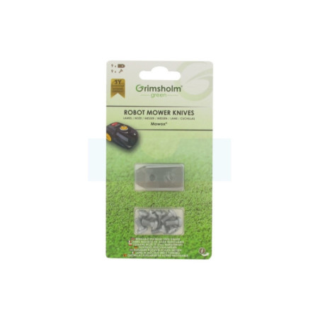 Lame pour tondeuse robot Mowax (kit de 9 lames) (ARM3BLA)
