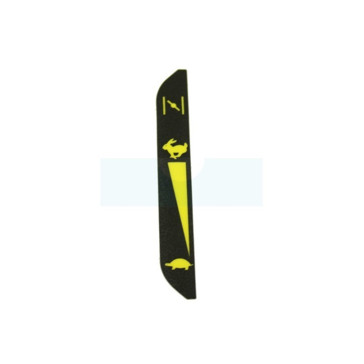 Autocollant d'accélérateur pour tracteur tondeuse Colombia (1143636970)