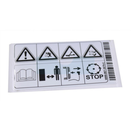 Autocollant pour tondeuse Viking (0000-967-3679)