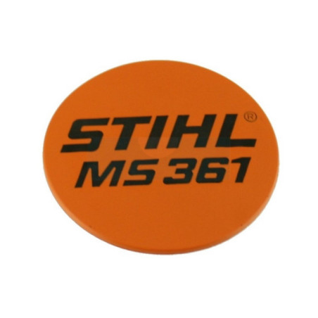 Plaque matricule pour tronçonneuse Stihl (1135-967-1500)
