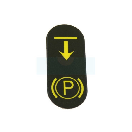 Autocollant frein de parking pour tracteur tondeuse Alpina (1143575261)