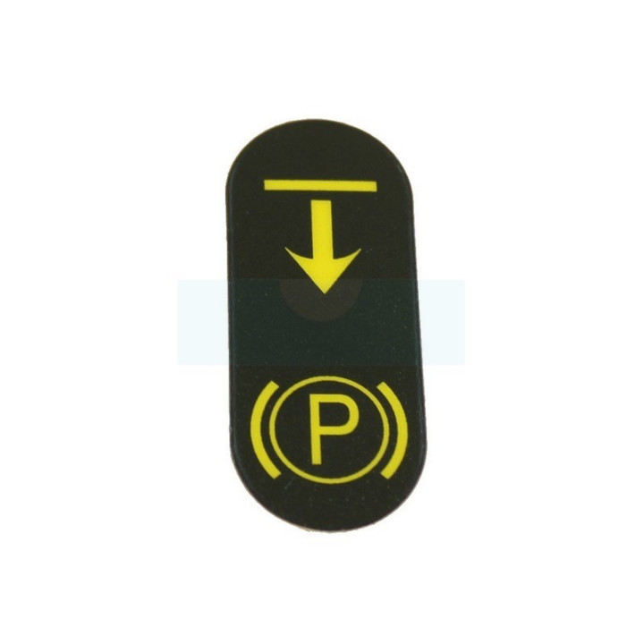 Autocollant frein de parking pour tracteur tondeuse Alpina (1143575261)