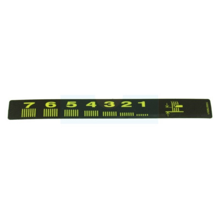 Autocollant pour tracteur tondeuse Castelgarden / GGP (1143579051)