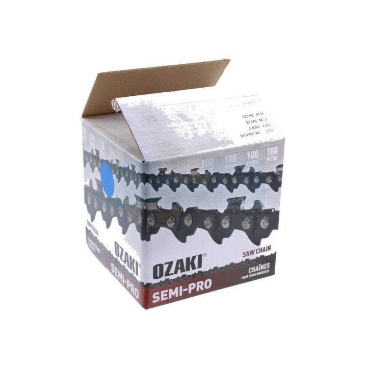 Rouleau de chaîne de tronçonneuse 3/8'' 1,5mm 100 pieds (ZK38SC58)