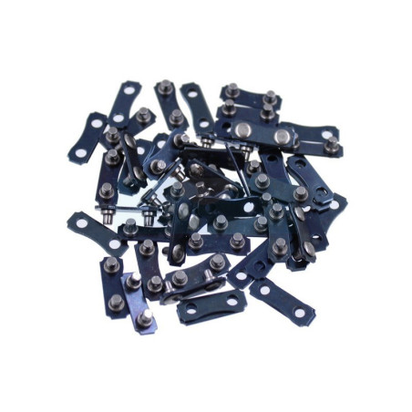 Kit de 30 rivets mâle et femelle 3/8LP 1,1mm pour chaîne Ozaki (ZK43RLK)
