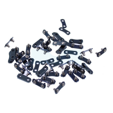 Kit de 30 rivets mâle et femelle 3/8LP 1,3mm pour chaîne Ozaki (ZK50RLK)