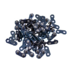 Kit de 30 rivets mâle et femelle 3/8 1,3mm pour chaîne Ozaki (ZK50ALK)