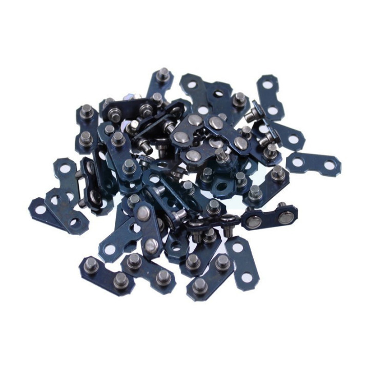 Kit de 30 rivets mâle et femelle 3/8 1,3mm pour chaîne Ozaki (ZK50ALK)