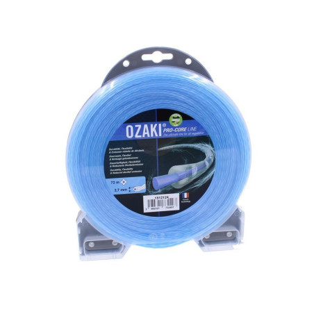 Fil nylon PRO-CORE LINE hélicoïdal Ozaki 2,7mm / 72m