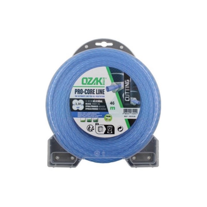 Fil nylon PRO-CORE LINE hélicoïdal 3,3mm / 46m