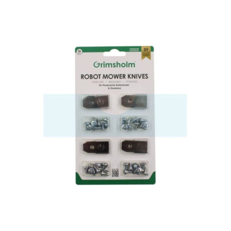 Kit de 36 lames Grimsholm pour tondeuse robot Gardena (4cm) (966809501)