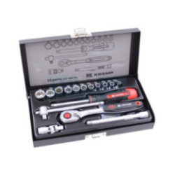 Coffret 11 douilles en pouces (US) avec cliquet