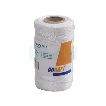 Cordeau de maçon 1,5mm x 50m blanche