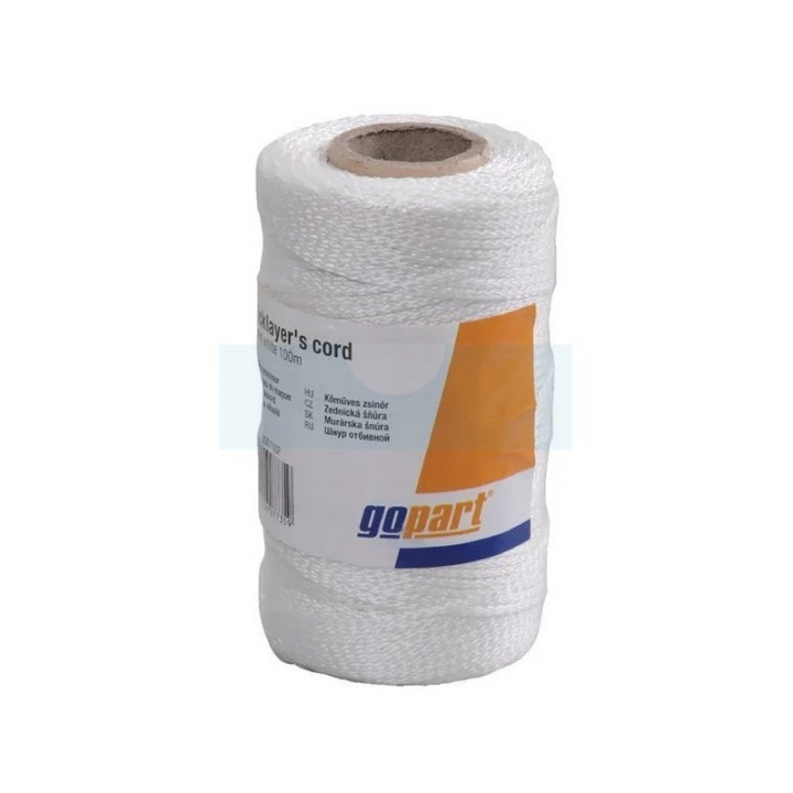 Cordeau de maçon 1,5mm x 50m blanche