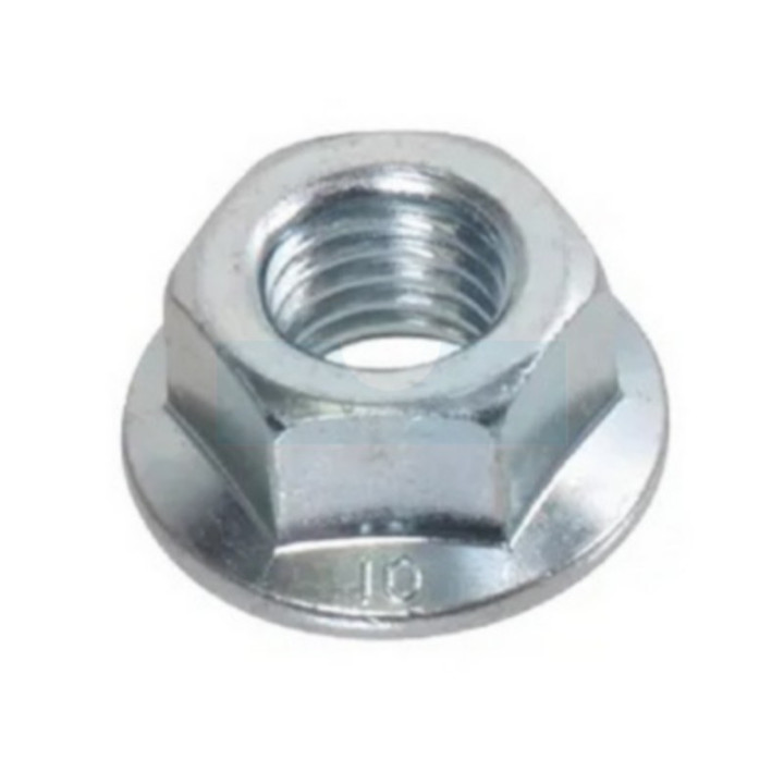 Ecrou hexagonal à embase crantée M5 x 0,8mm