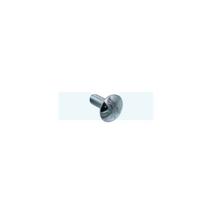 Vis à tête ronde à collet carré M8 x 1,25mm