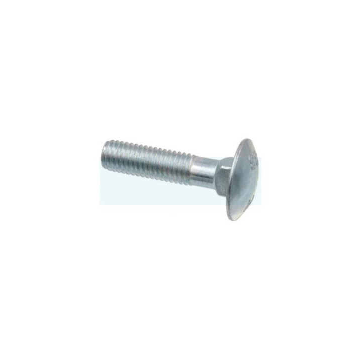 Vis à tête ronde à collet carré M8 x 1,25mm