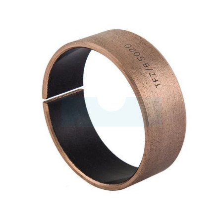 Bague de palier lisse cylindrique série ZB-PTFE-BR (TFZ/B3020)