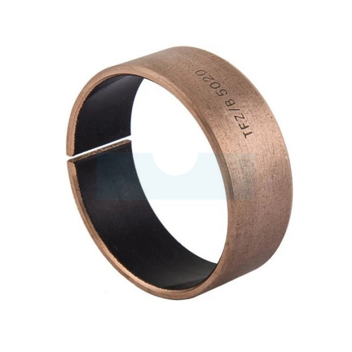 Bague de palier lisse cylindrique série ZB-PTFE-BR (TFZ/B3020)