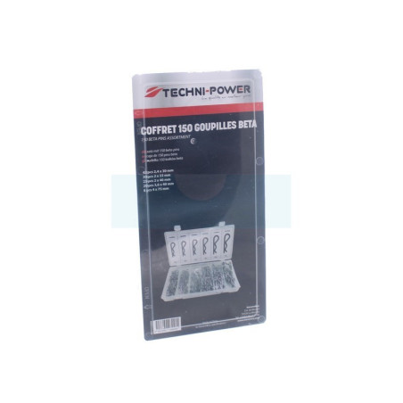 Assortiment / coffret de 150 goupilles beta