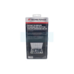 Assortiment / coffret de 225 circlips interieurs et extérieurs DIN471 et DIN472