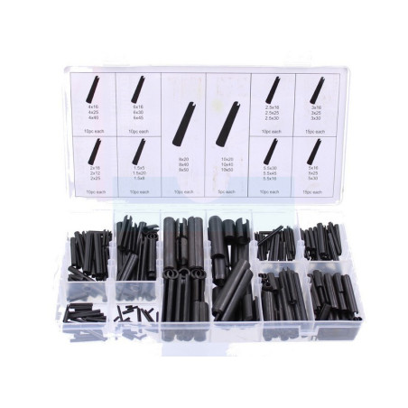 Assortiment / coffret de 315 goupilles élastiques type mecanindus