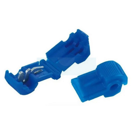 Raccord de connexion bleu