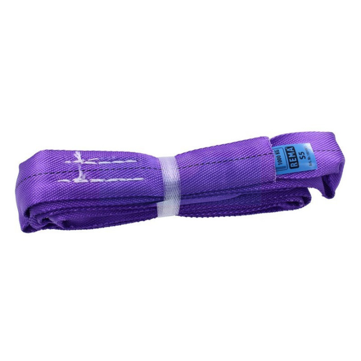 Elingue ronde violet 1 tonne 1m