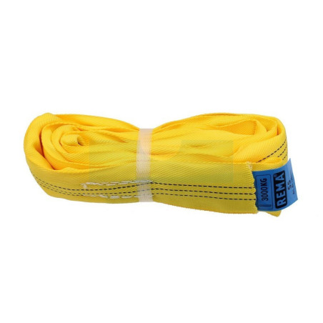 Elingue ronde jaune 3 tonnes 1,5m