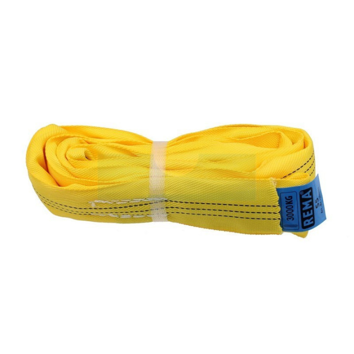 Elingue ronde jaune 3 tonnes 1,5m