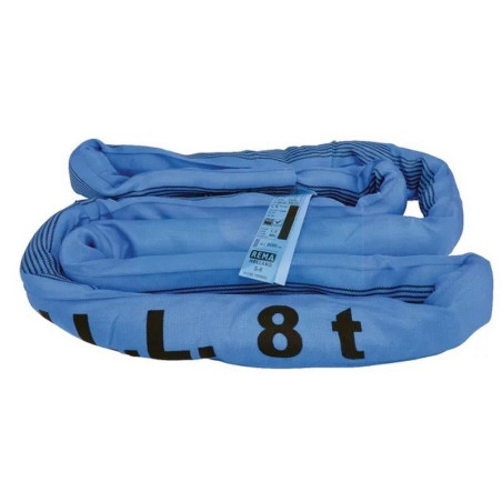 Elingue ronde bleu 8 tonnes 1,5m