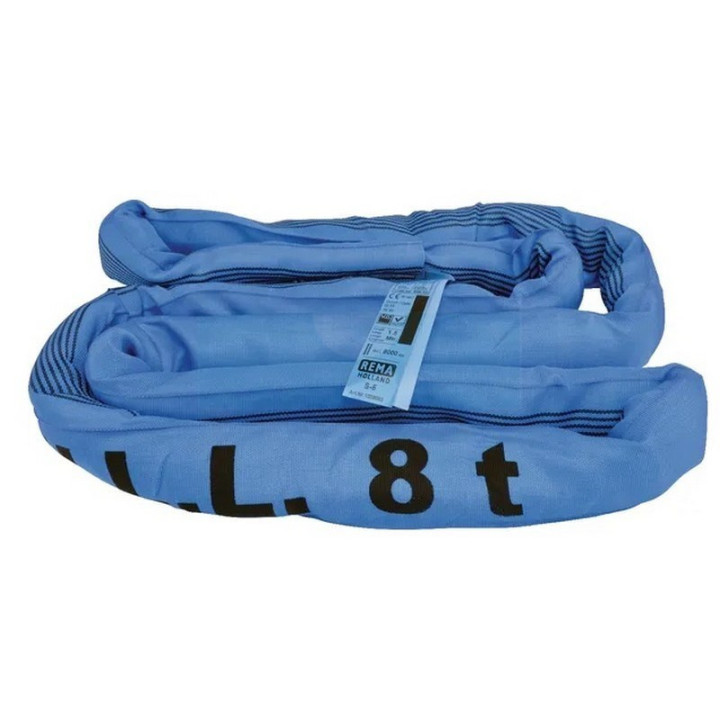 Elingue ronde bleu 8 tonnes 2m