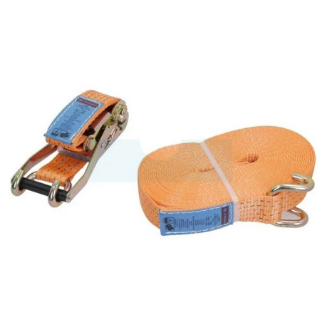Sangle avec cliquet en avec crochet a griffe 12m