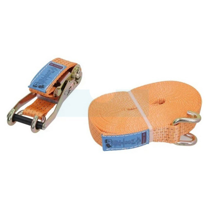 Sangle avec cliquet en avec crochet a griffe 12m