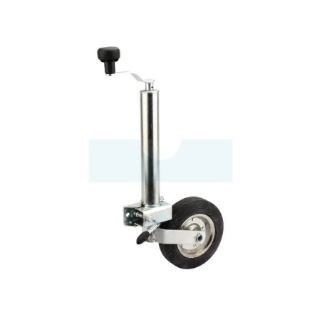 Roue jockey 200mm avec bride pour remorque