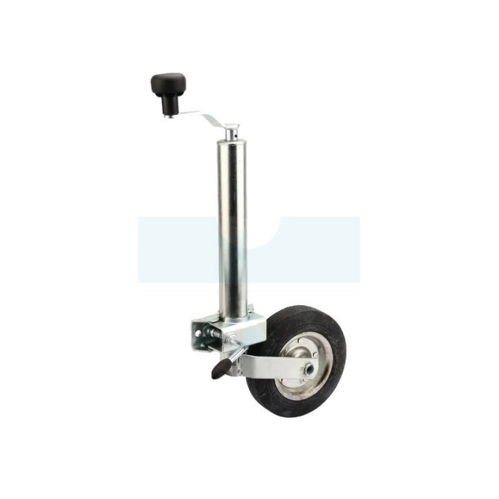 Roue jockey 200mm avec bride pour remorque
