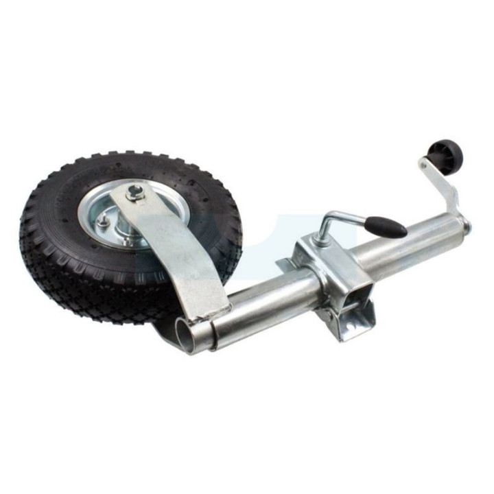 Roue jockey 260mm avec bride pour remorque