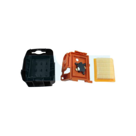 Boîtier + filtre à air pour combi-système / récolteuse d'olive / tarière / débroussailleuse Stihl (4134-140-2800)