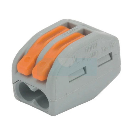 Connecteur Wago 2 fils 0,08 à 2,5mm²