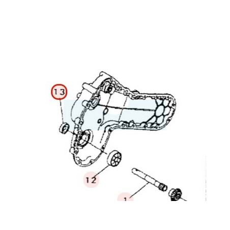 Joint spi pour motobineuse Sarp (0001000288)