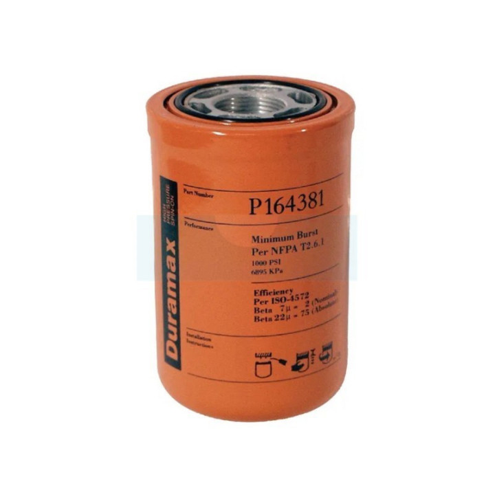 Filtre à huile hydraulique pour moteur Yanmar (198129-29310)