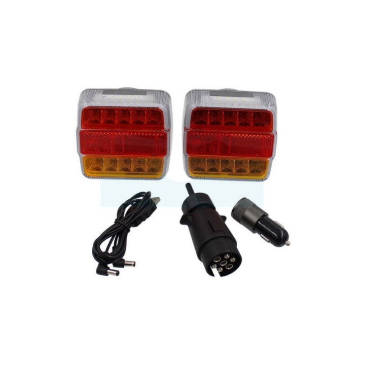 Kit feux arrière LED magnétique sans fil